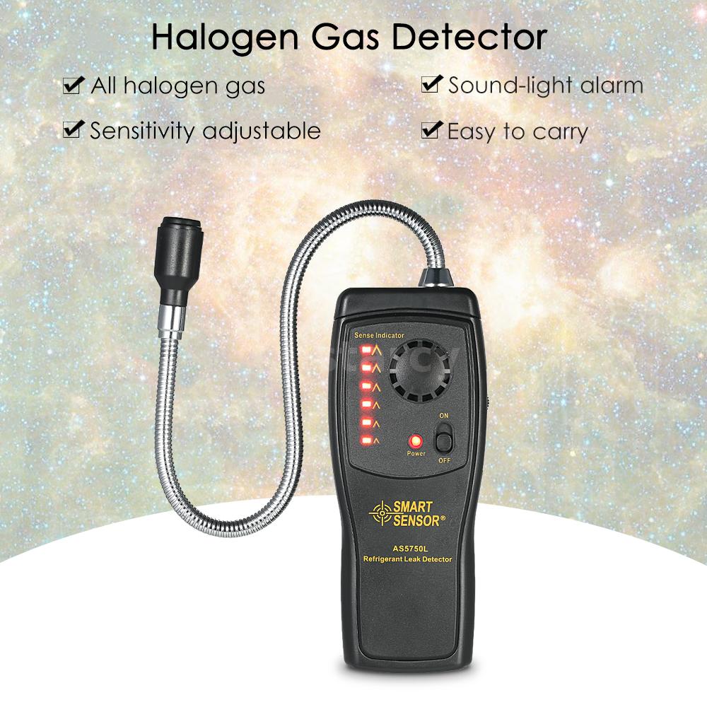 SMART SENSOR Refrigerant Halogen Gas Leak Detector Air ...